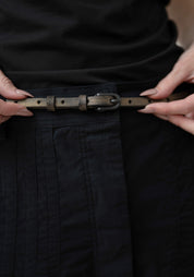 Thin Leather Belt