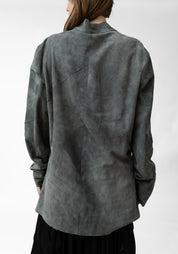 Paneled Suede Jacket