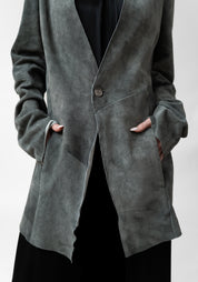 Paneled Suede Jacket