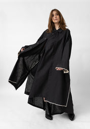 Oversized Contrast Trim Lightweight Jacket - December Thieves