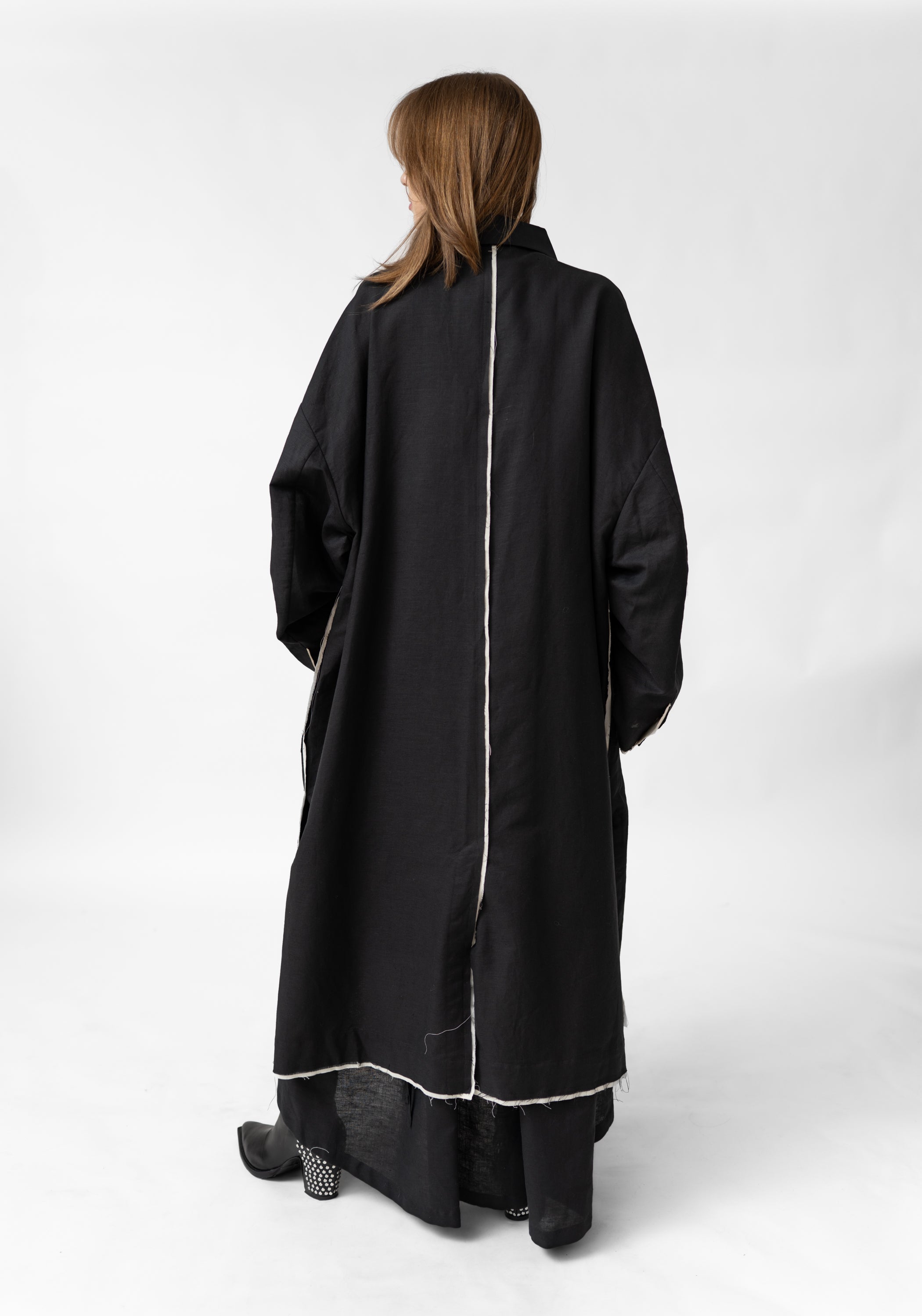 Oversized Contrast Trim Lightweight Jacket - December Thieves