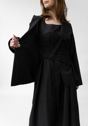 Deconstructed Corset Zip Front Blazer Jacket - December Thieves