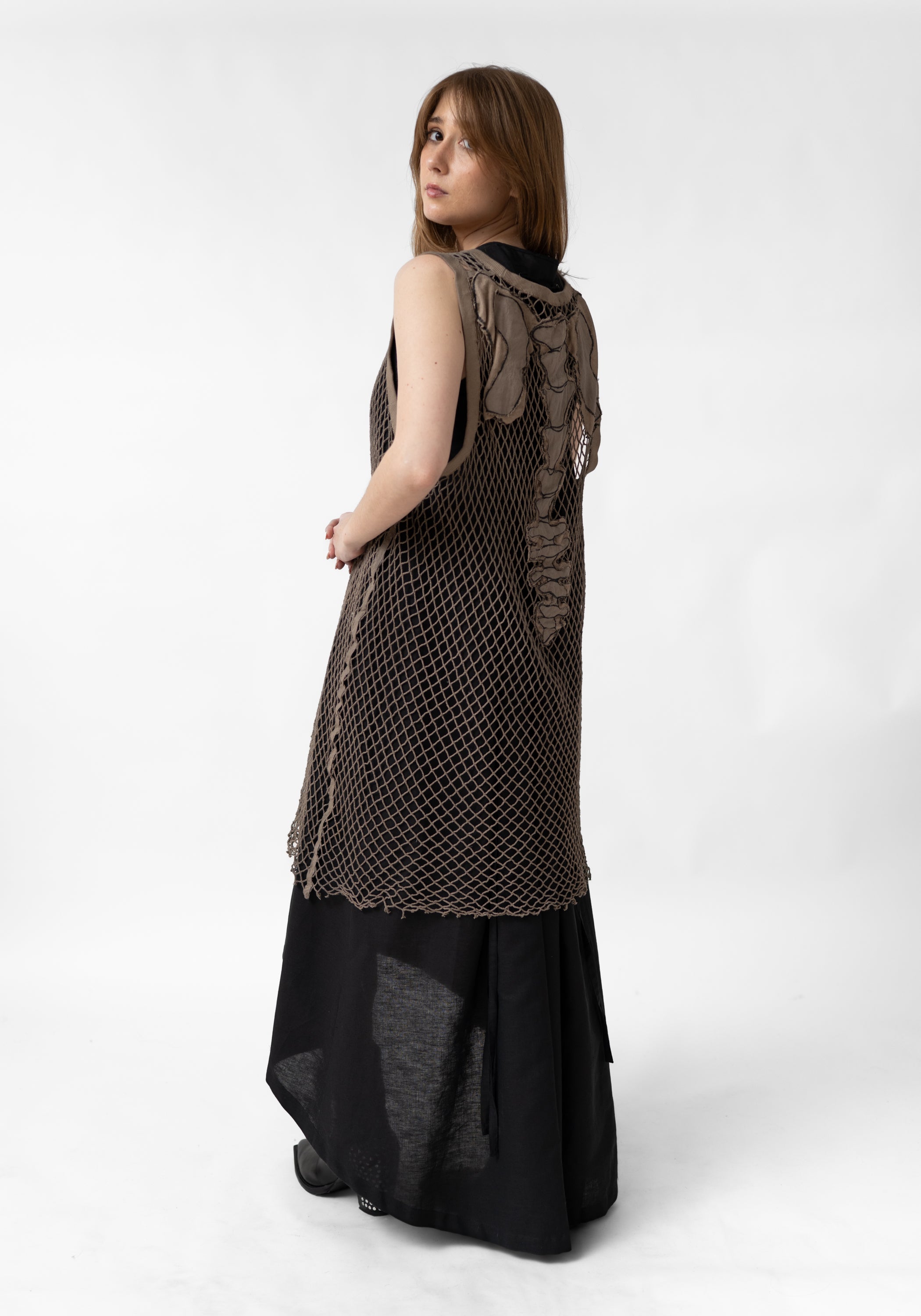 Spine Patch Mesh Tunic - December Thieves