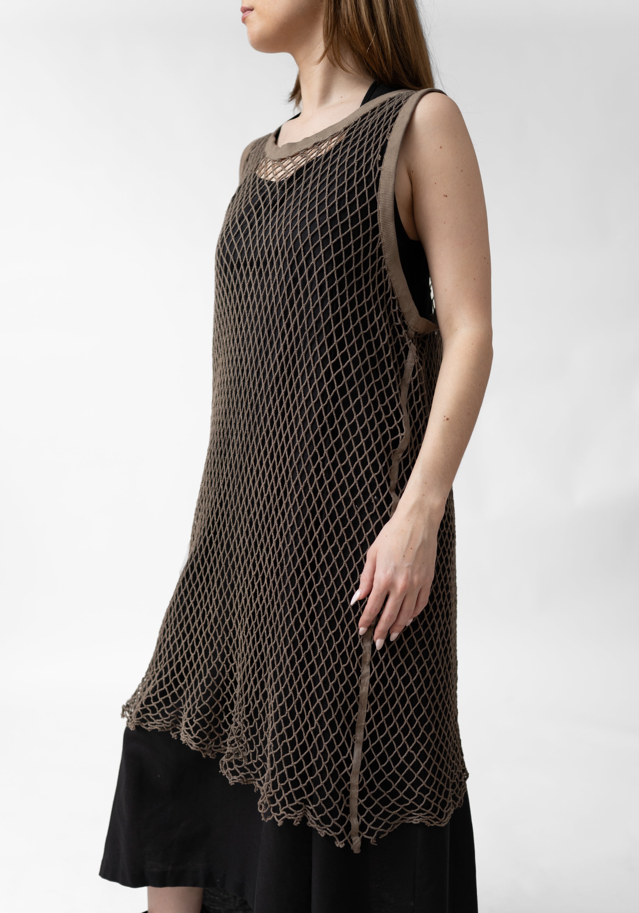 Spine Patch Mesh Tunic - December Thieves