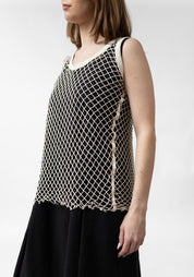 Asymmetric Open Mesh Tank - December Thieves