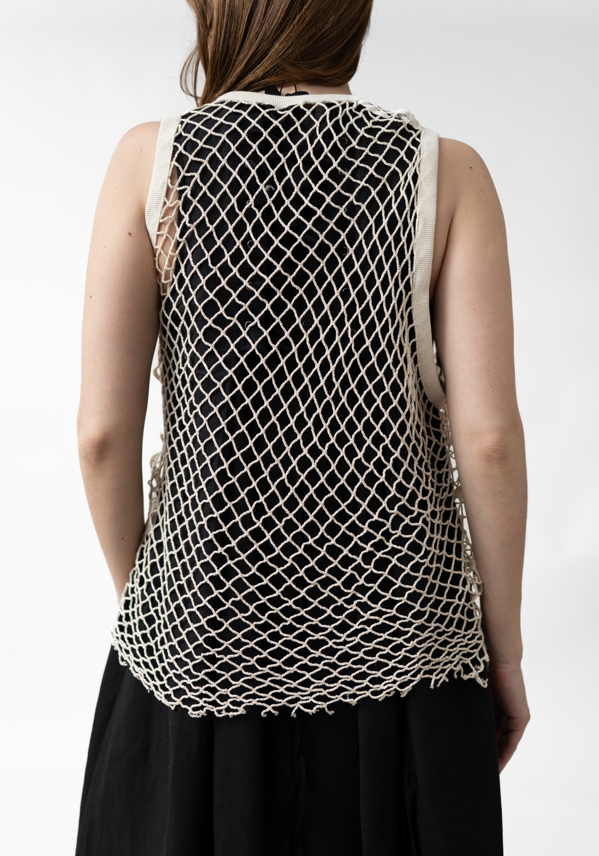 Asymmetric Open Mesh Tank - December Thieves