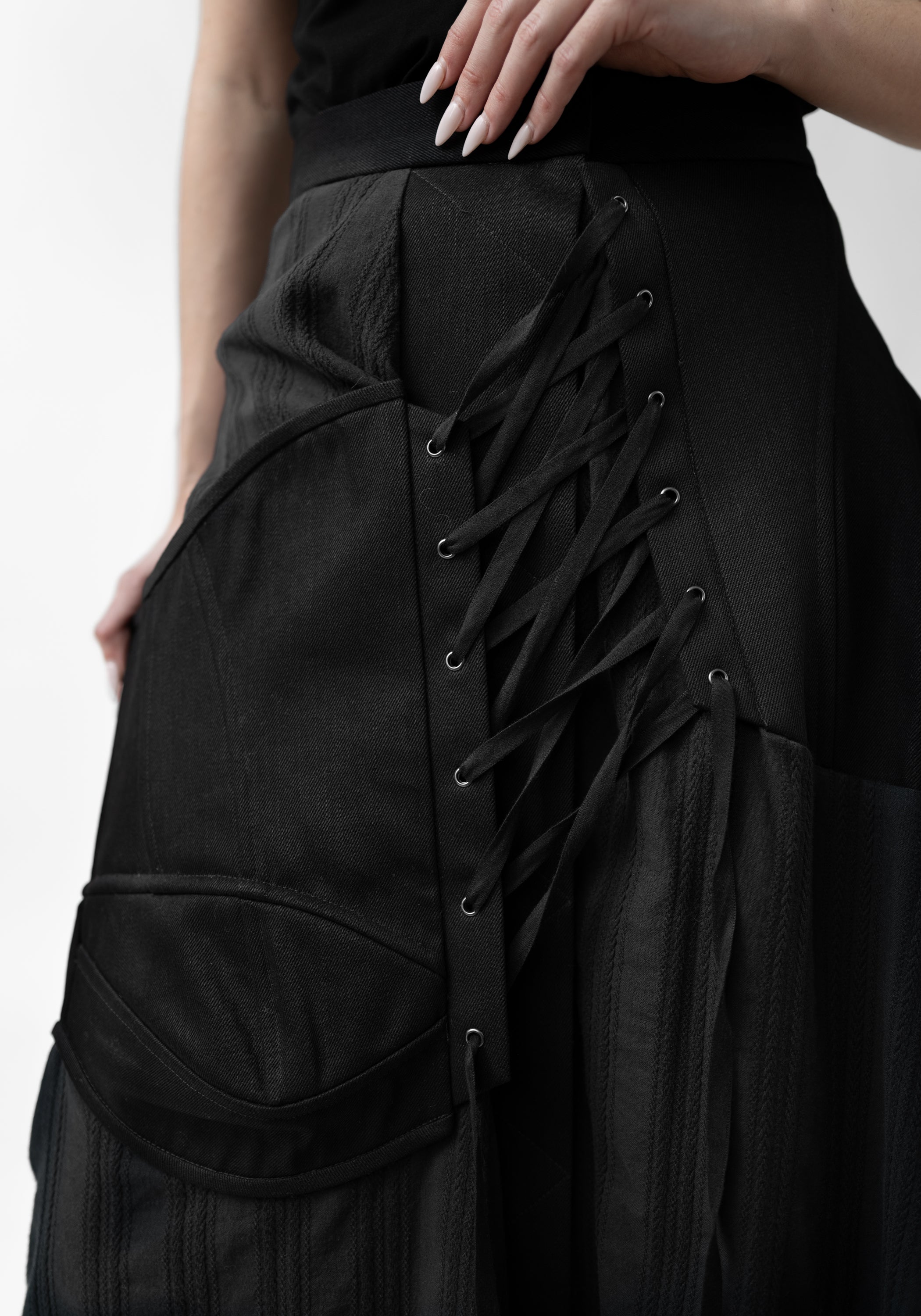 Deconstructed Corset Layered Skirt - December Thieves