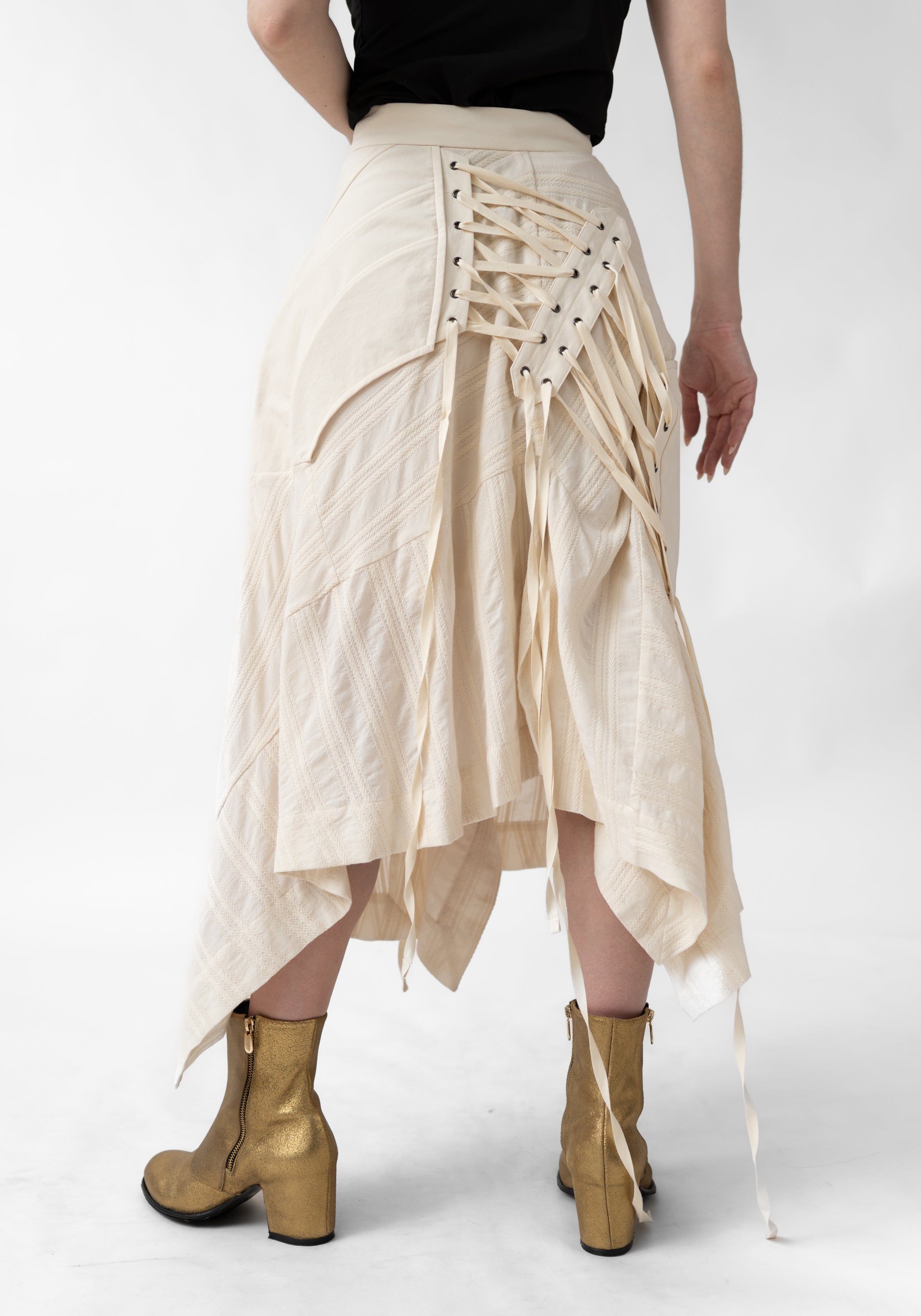 Deconstructed Corset Layered Skirt - December Thieves