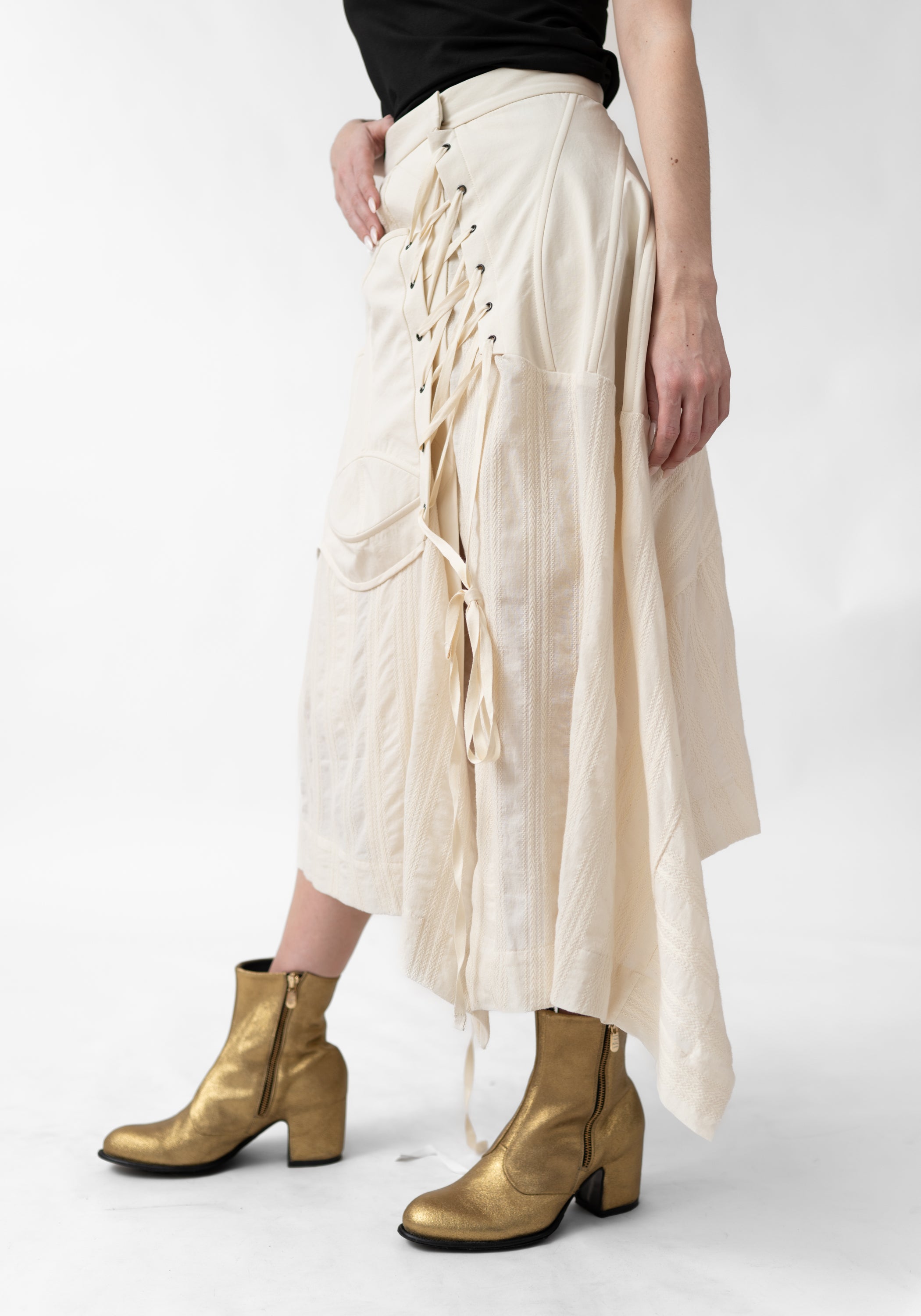 Deconstructed Corset Layered Skirt - December Thieves