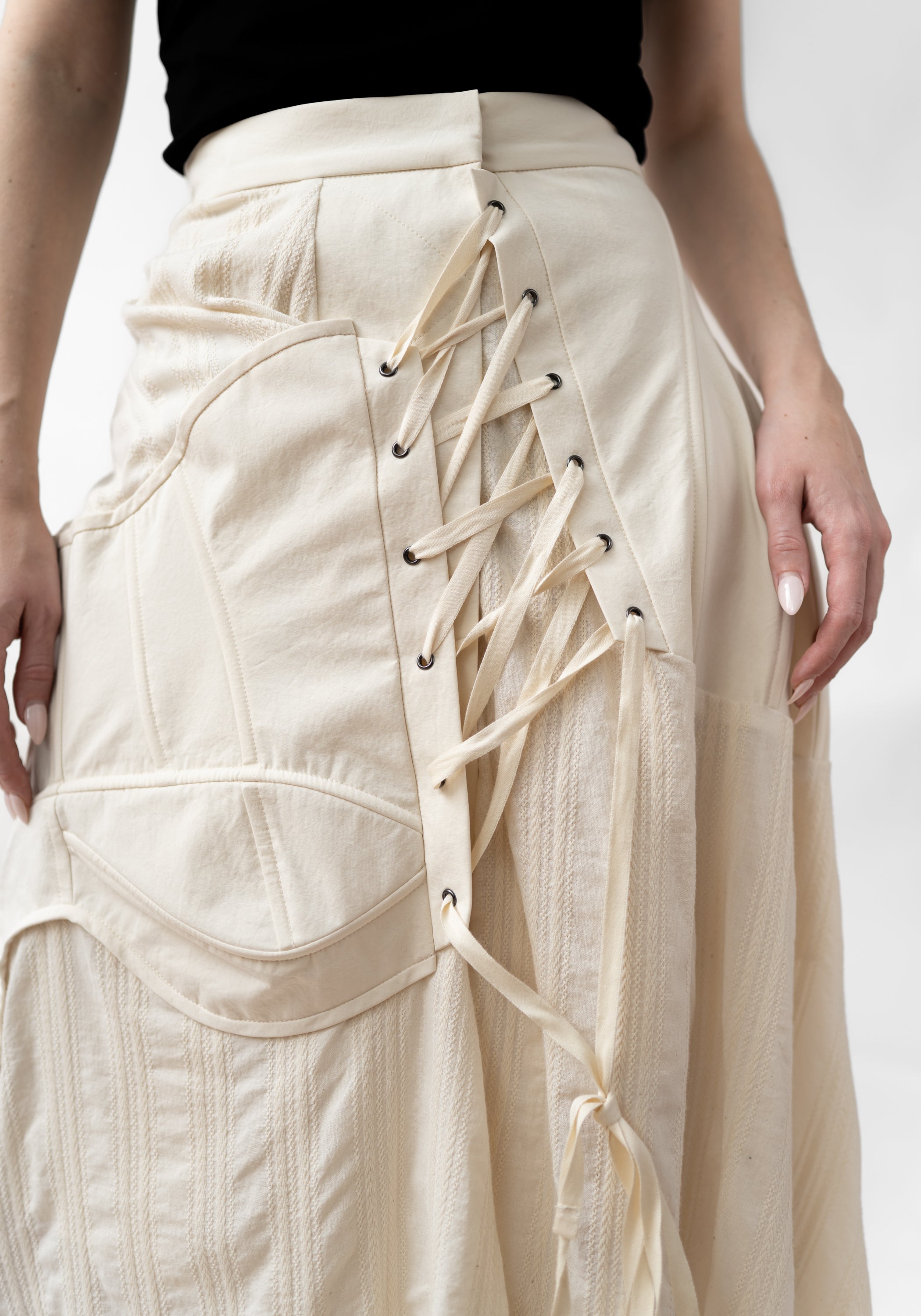 Deconstructed Corset Layered Skirt - December Thieves