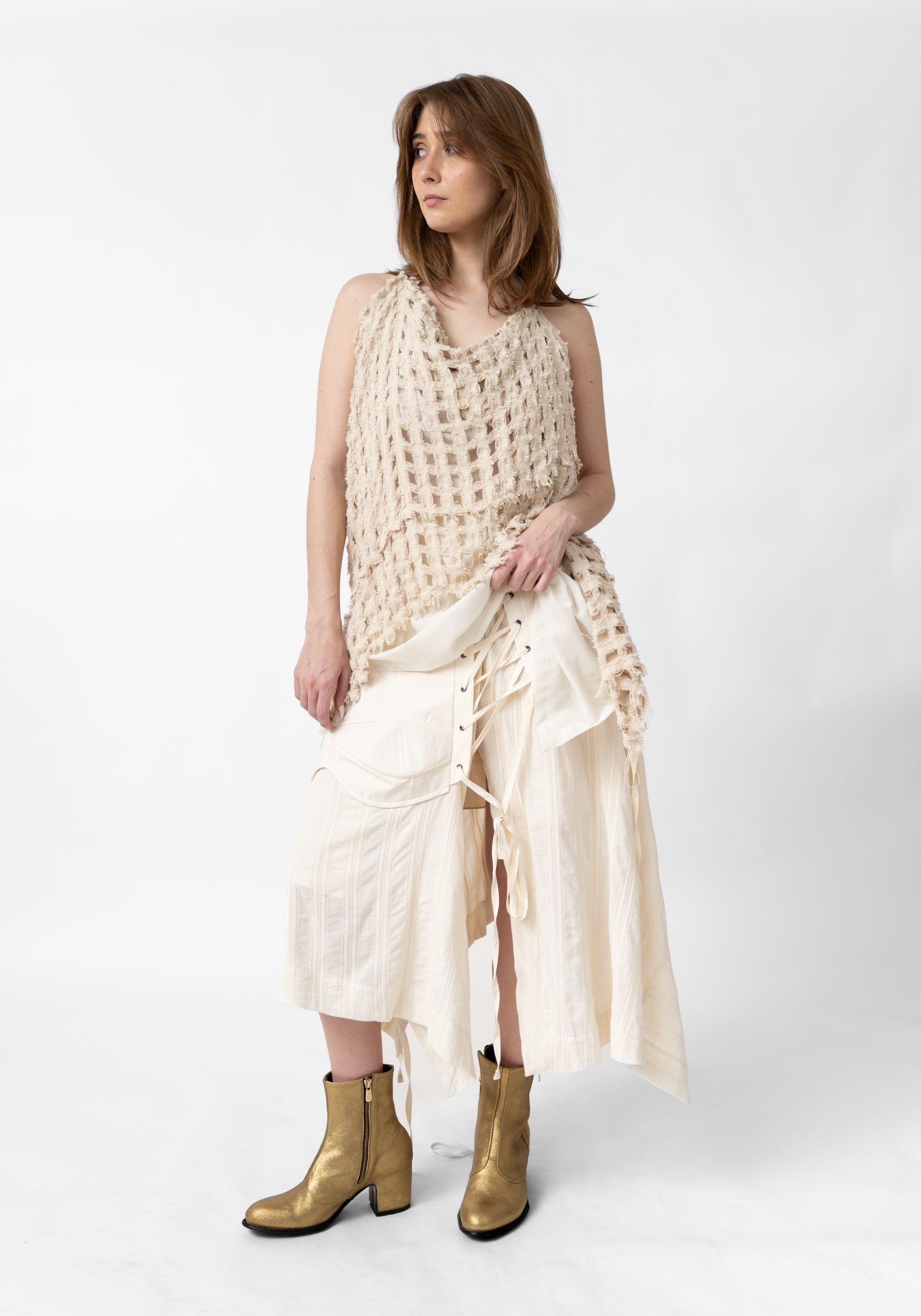 Deconstructed Corset Layered Skirt - December Thieves