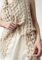 Drape Front Open Back Layered Net Top - December Thieves