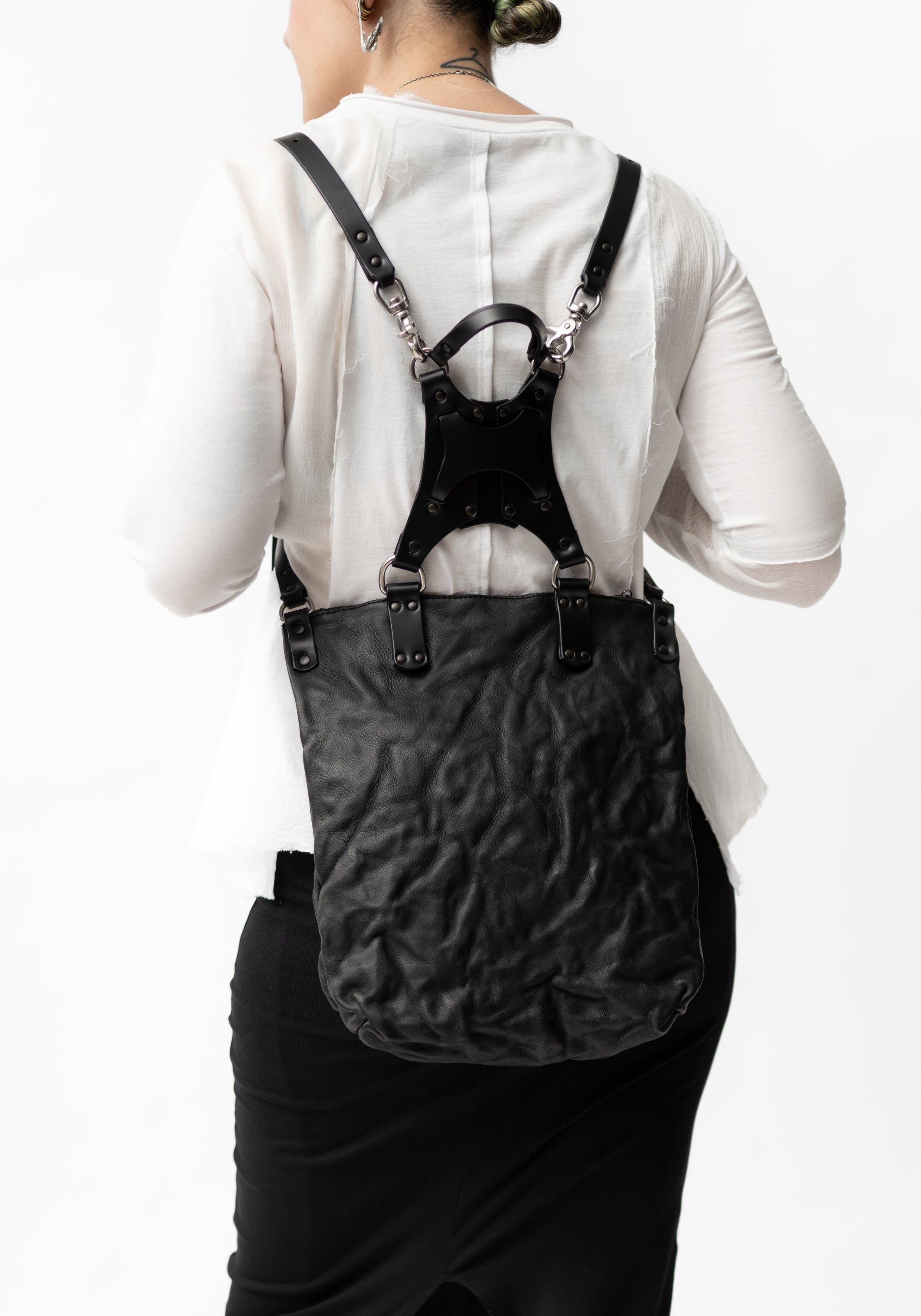 Uto Leather Harness Backpack