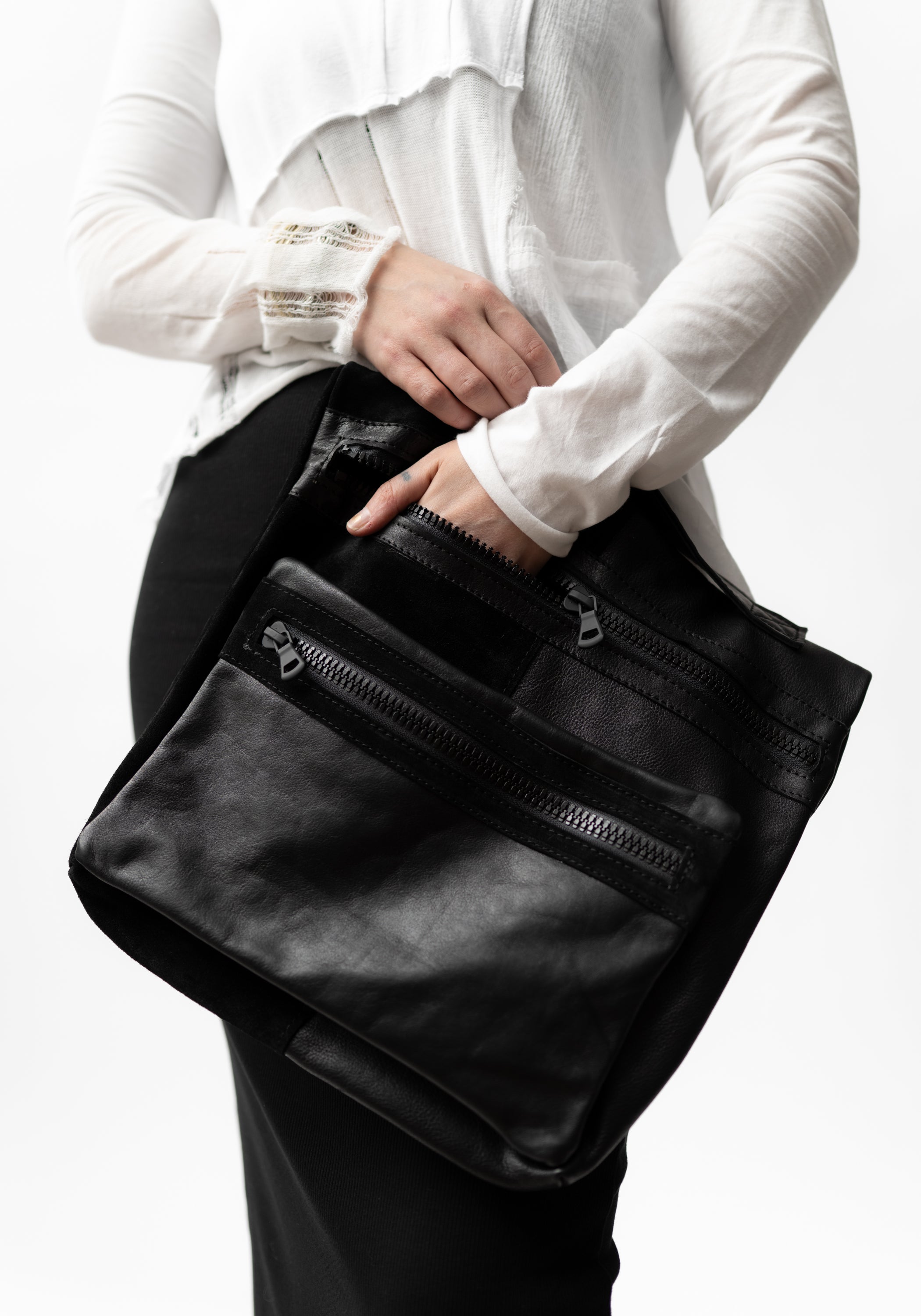 Transformable Leather Bag