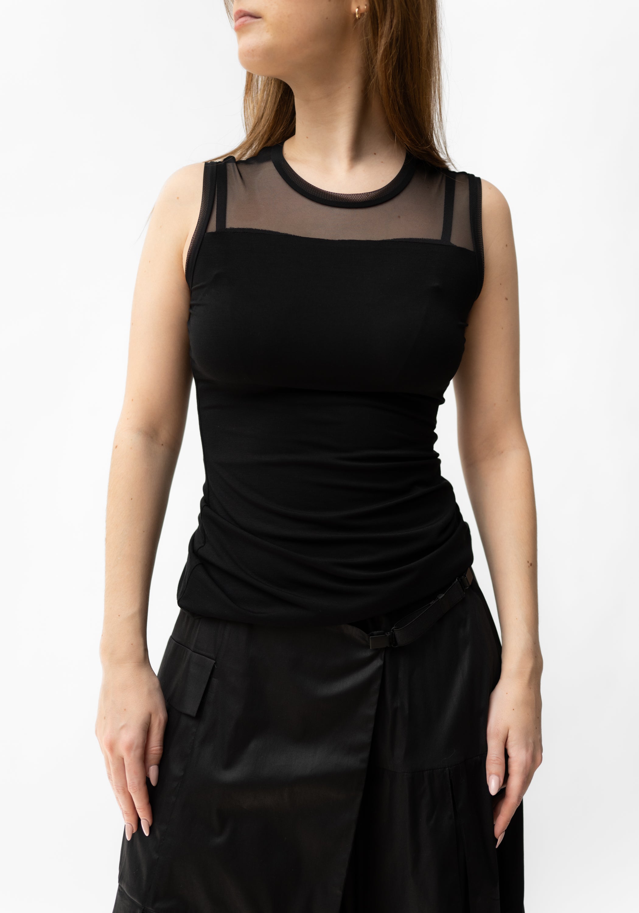 Mesh Detail Fitted Tank