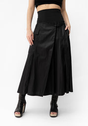 Wrap Detail Maxi Skirt