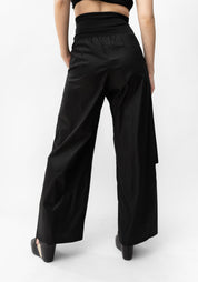 Pocket Detail Wrap Trousers