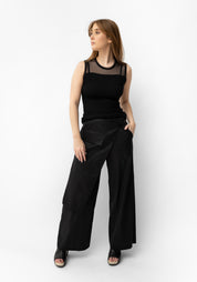 Pocket Detail Wrap Trousers
