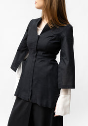 Split Sleeve Bold Pocket Detail Francis Lightfoot Jacket