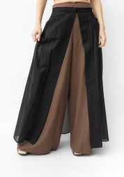 Semi-Sheer Snap Front Hesperia Overlay Skirt