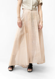 Semi-Sheer Full Organdy Papermoon Skirt