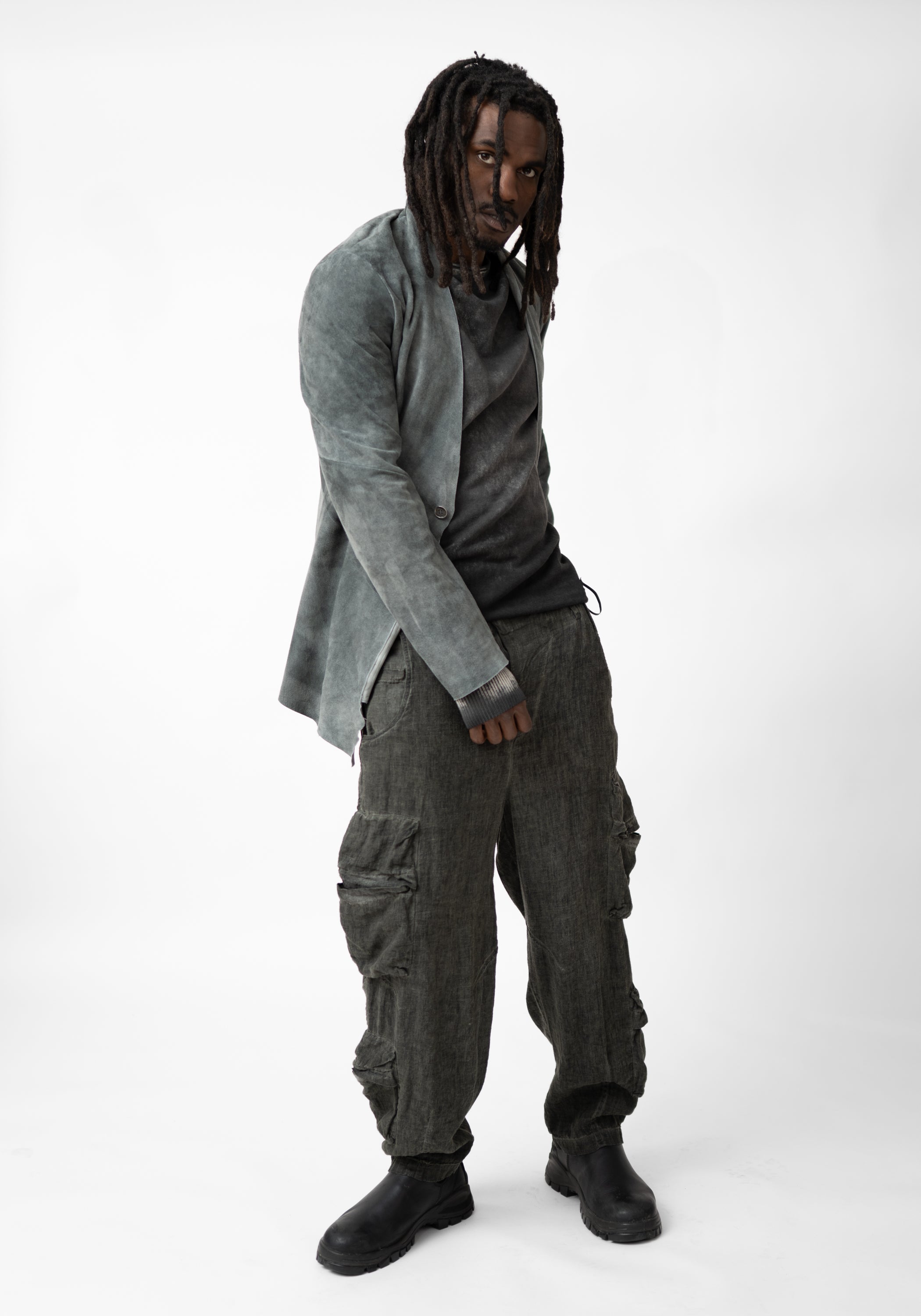 Paneled Suede Jacket - December Thieves
