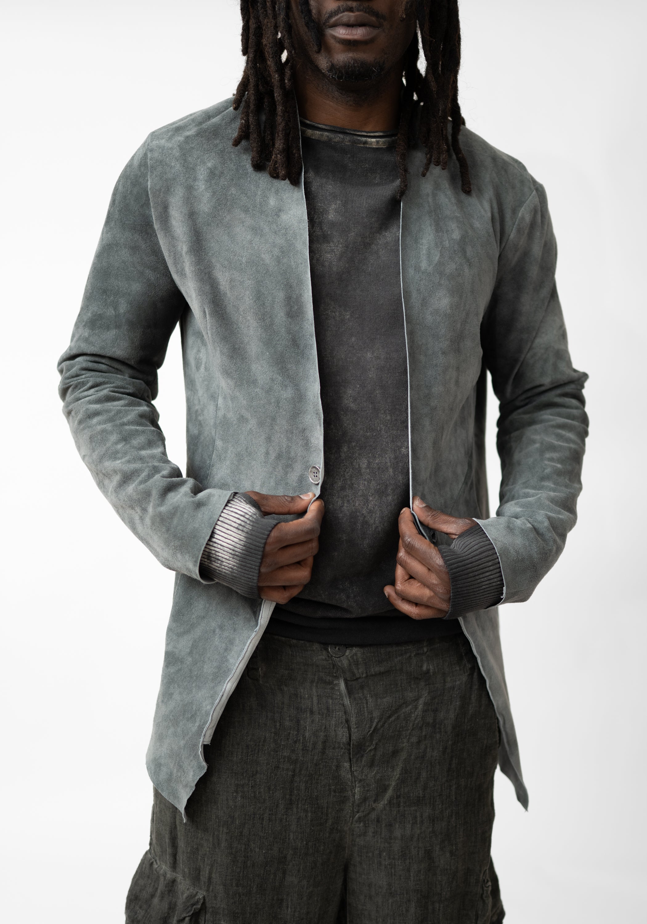 Paneled Suede Jacket - December Thieves