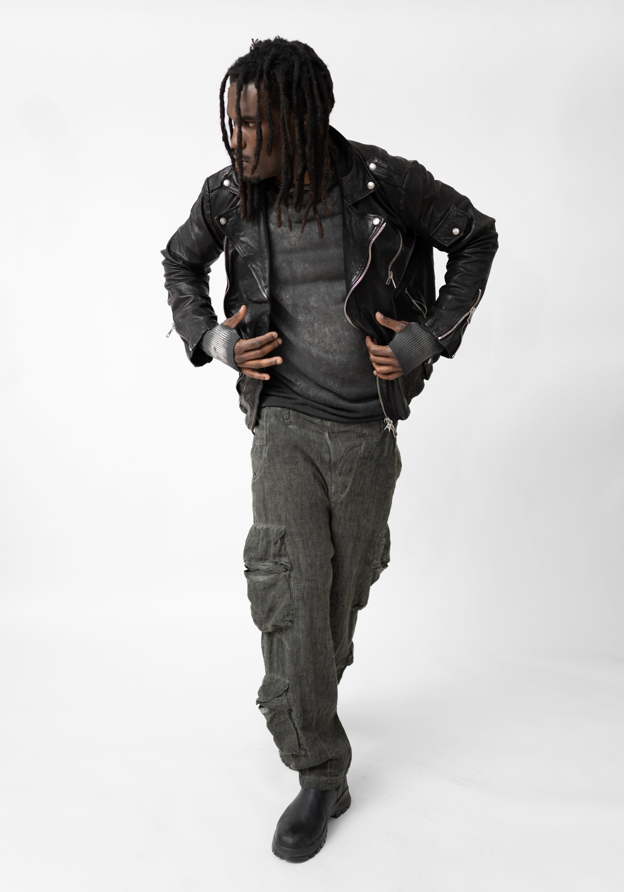 Linen Cargo Pants - December Thieves