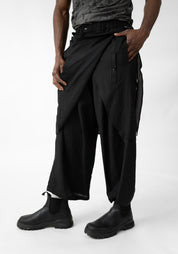 Olan Drape Front Linen Blend Pants - December Thieves