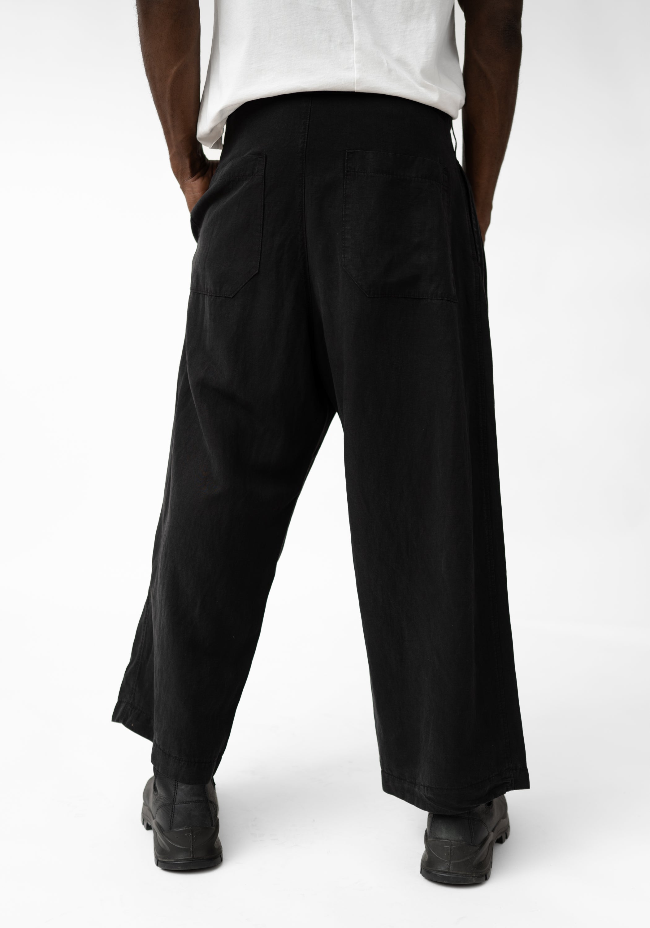Belt Detail Wide Leg Pants - December Thieves