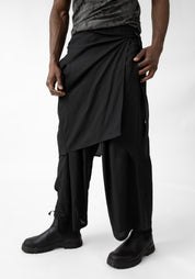 Olan Drape Front Linen Blend Pants - December Thieves
