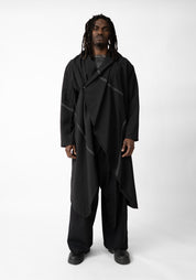 Opsis Oversized Asymmetric Paneled Coat - December Thieves