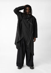 Opsis Oversized Asymmetric Paneled Coat - December Thieves