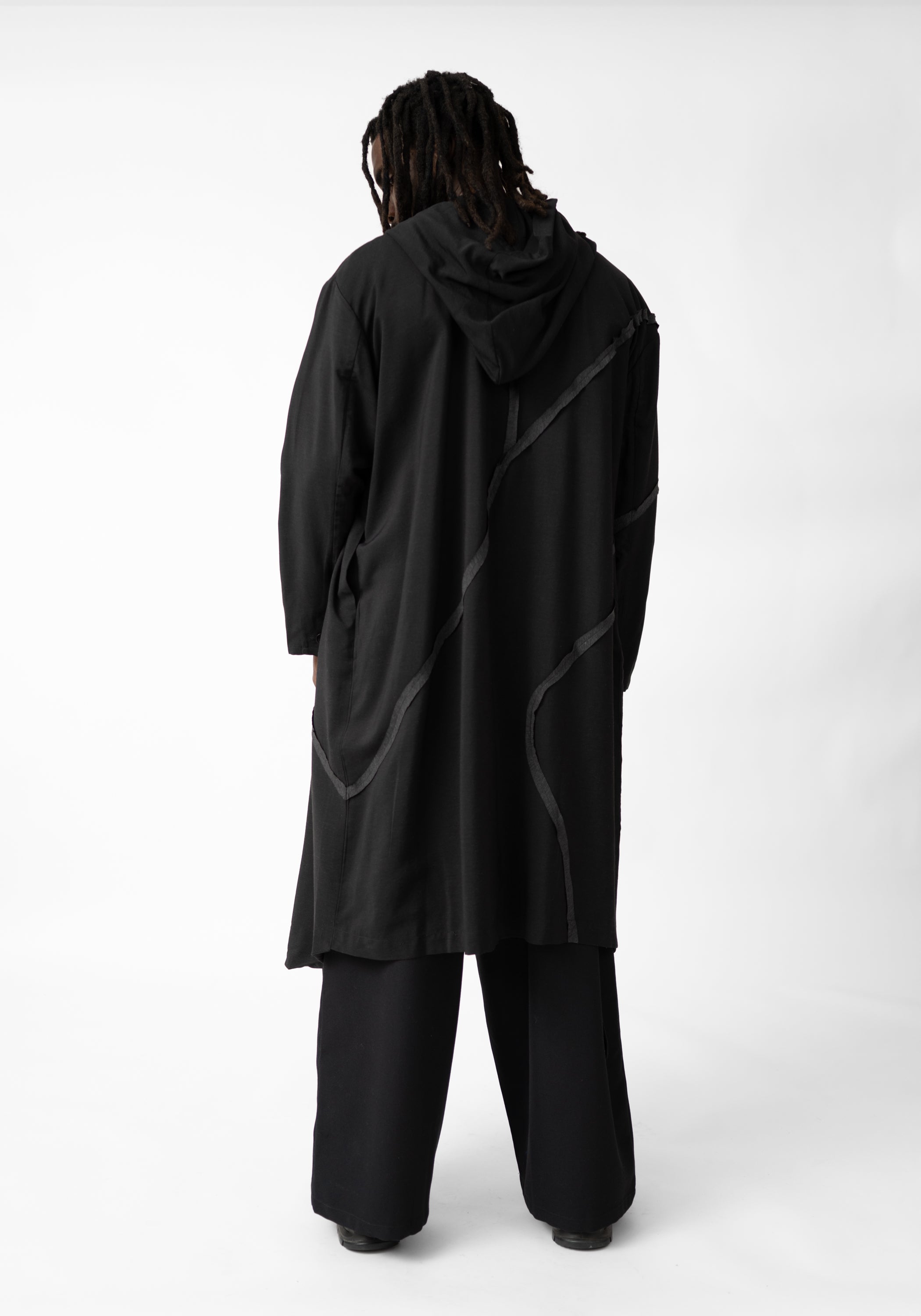 Opsis Oversized Asymmetric Paneled Coat - December Thieves