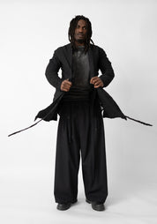 Yin Samue Asymmetric Tie Front Jacket - December Thieves