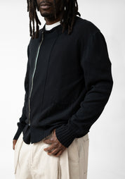 Zip Front Knit Cardigan - December Thieves