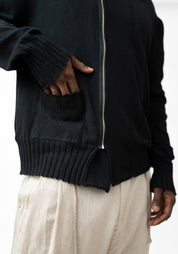Zip Front Knit Cardigan - December Thieves