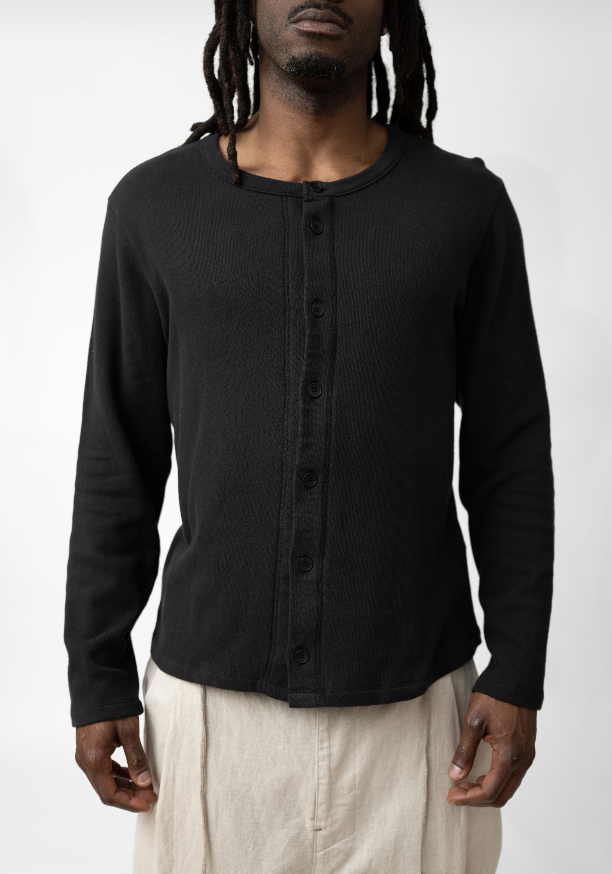 Button Front Jersey Cardigan - December Thieves