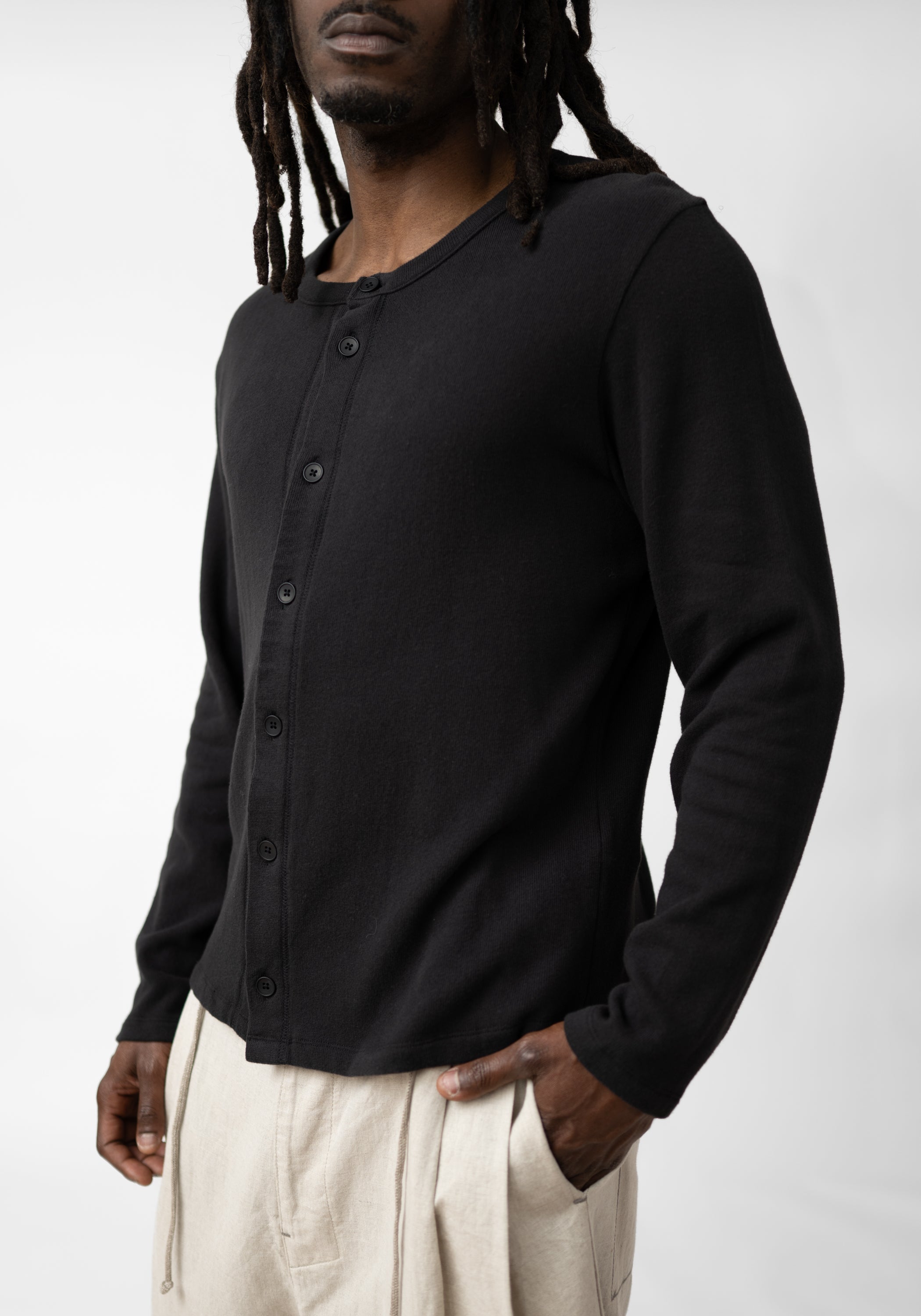 Button Front Jersey Cardigan - December Thieves