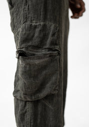 Linen Cargo Pants - December Thieves