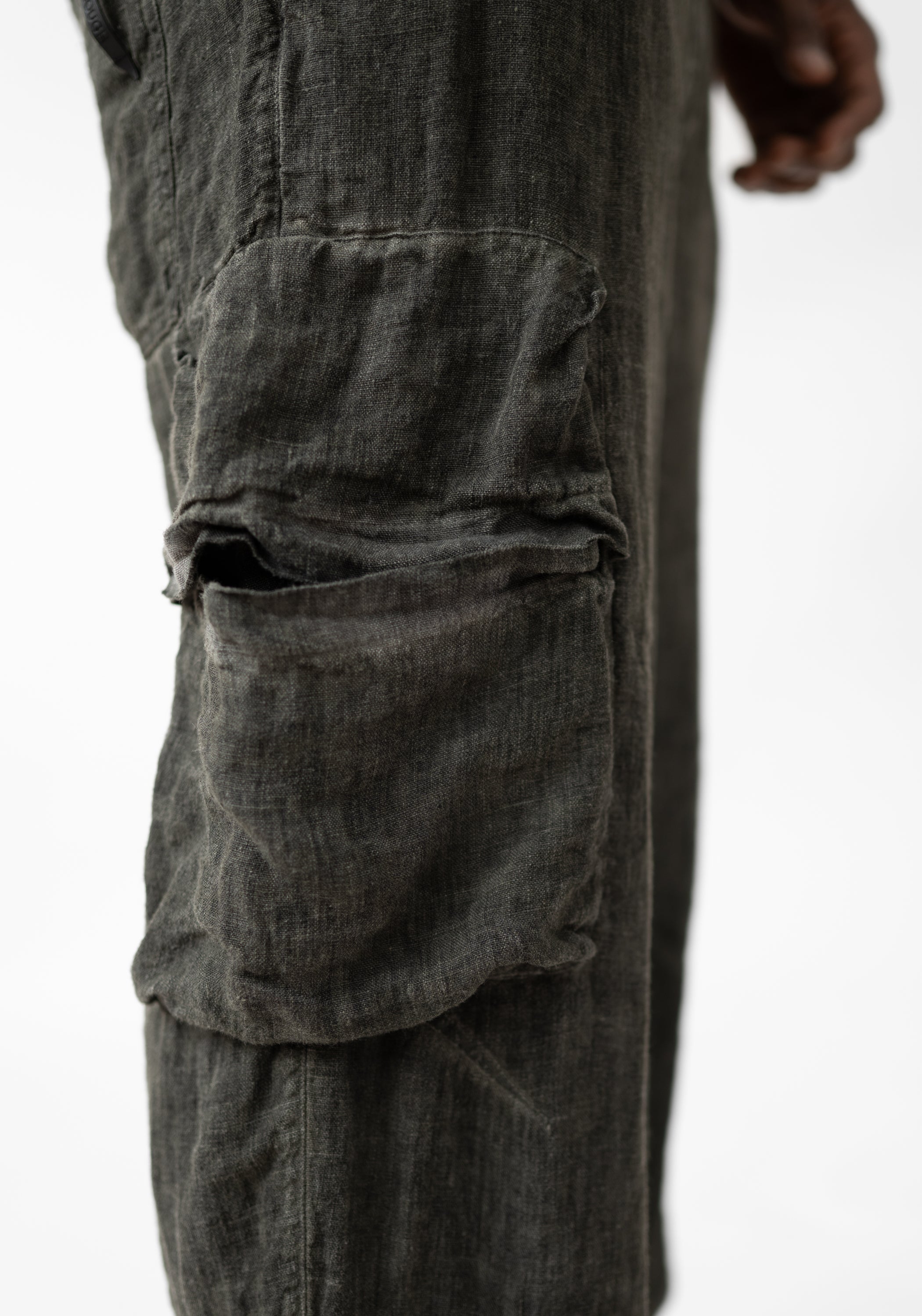 Linen Cargo Pants - December Thieves