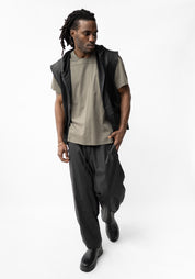 Coated Hooded Vest