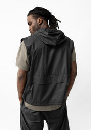 Coated Hooded Vest