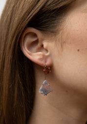 14k-18k Gold Pink Tourmaline Hook Earrings