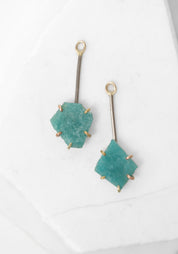 14k-18k Gold Amazonite Drops