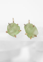 14k-18k Gold Peridot Hook Earrings