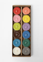 Scented Rainbow Tea Lights (Set of 12) - December Thieves