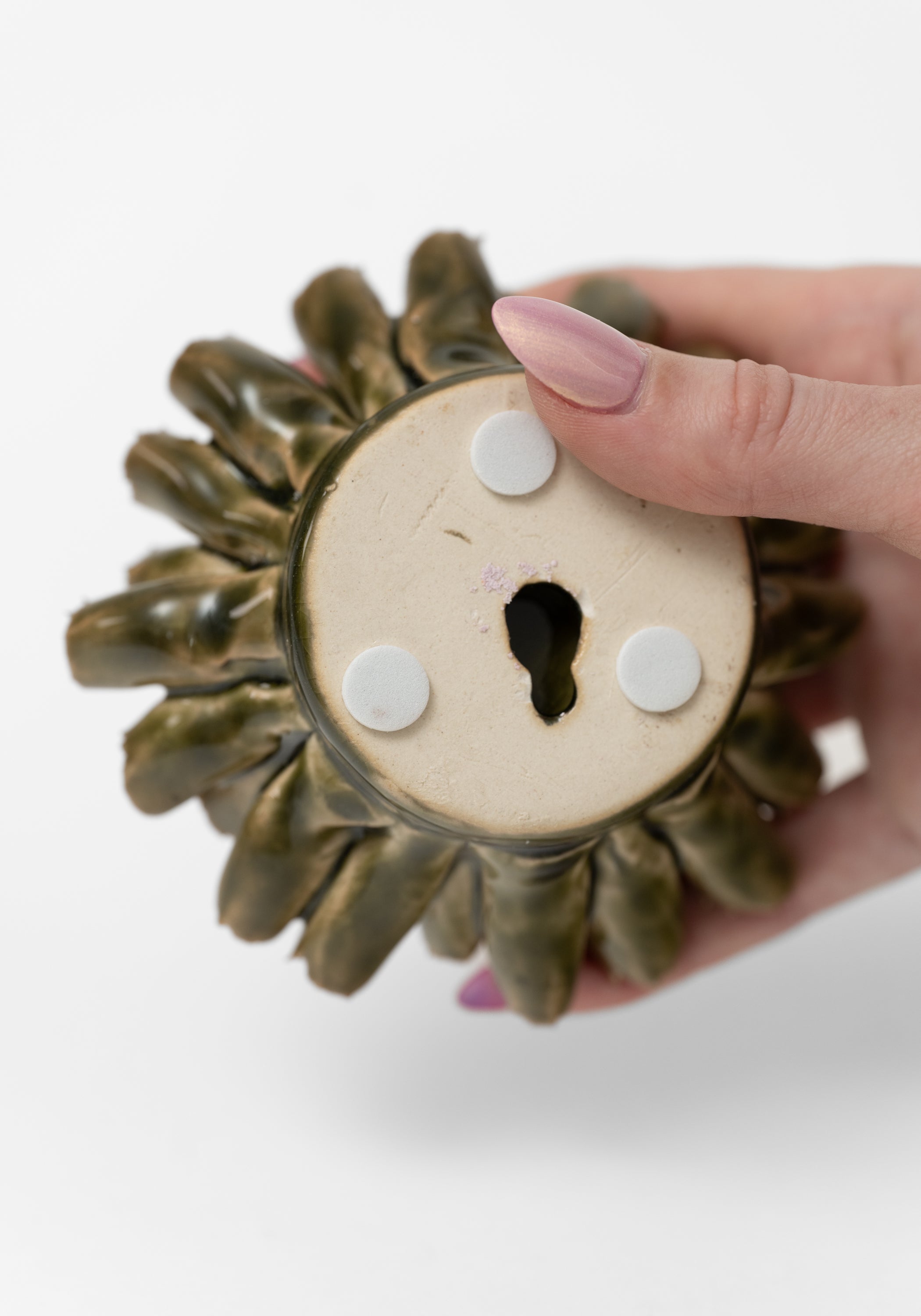 Olive Ceramic Anemone Wall Art - December Thieves