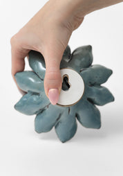 Grey Ceramic Goyet Azalea Wall Art - December Thieves