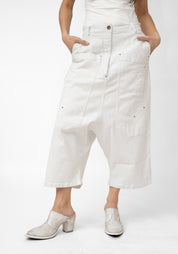 Bold Pocket Detail Wide Leg Drop Seat Pants - December Thieves